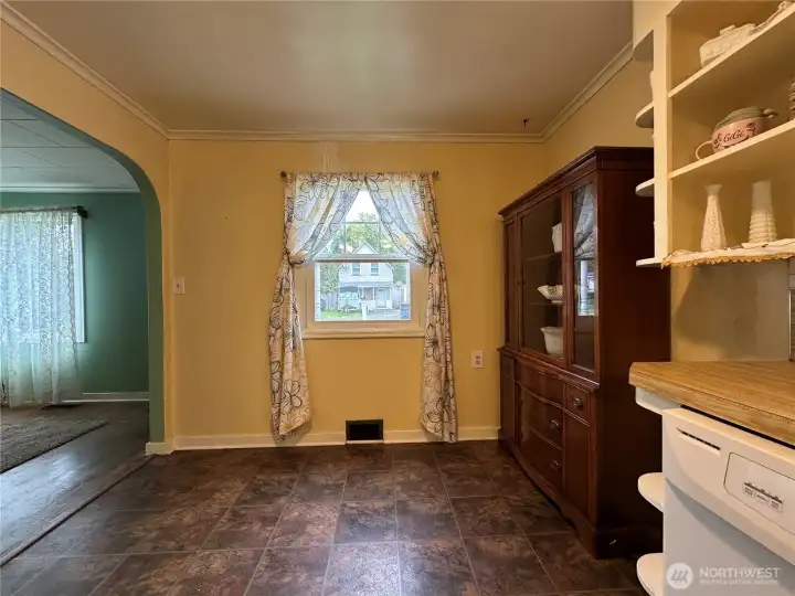 Eating area in the Kitchen