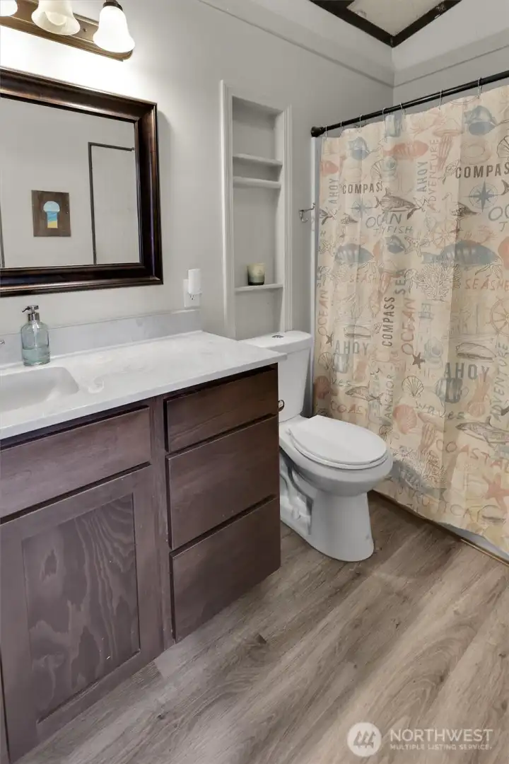 Updated Bath connected to second bedroom