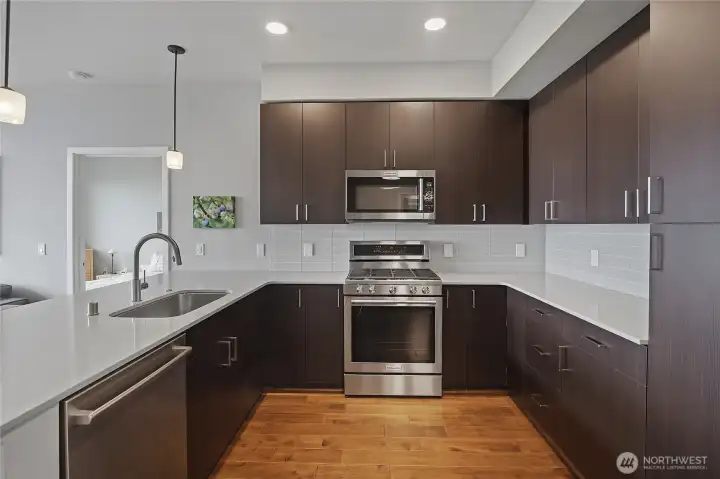 Tons of storage and counter space for cooking. Tons of storage and counter space for cooking.