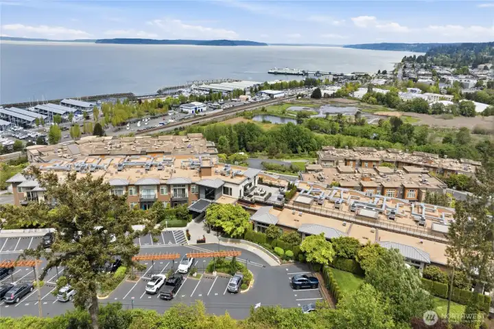 Perched high above the shoreline, 50 Pine Street captures incredible views of the Edmonds–Kingston ferry terminal, with ferries gliding across Puget Sound and the Olympic Mountains in the distance. Perched high above the shoreline, 50 Pine Street captures incredible views of the Edmonds–Kingston ferry terminal, with ferries gliding across Puget Sound and the Olympic Mountains in the distance.