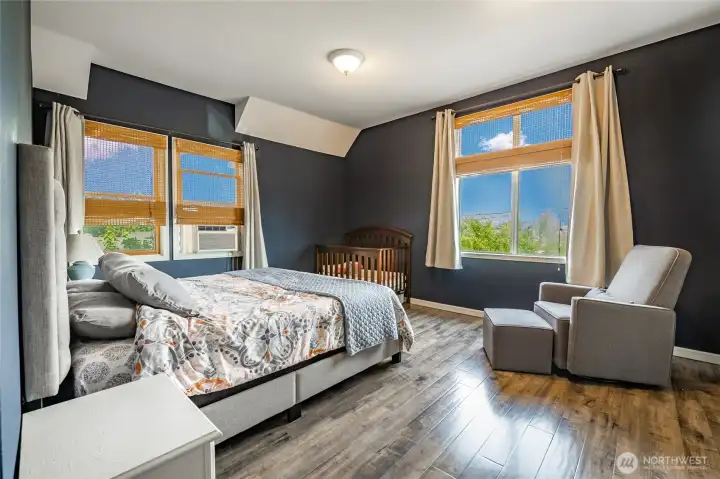 Spacious owner's suite with tons of natural light