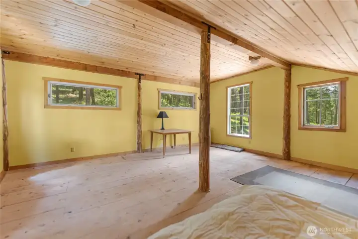 Large loft space. Large loft space.