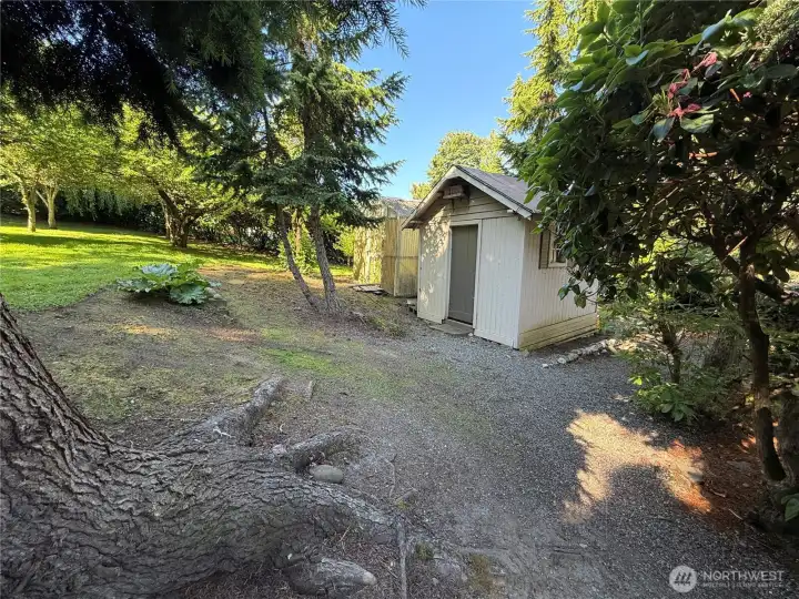 Garden shed and green house