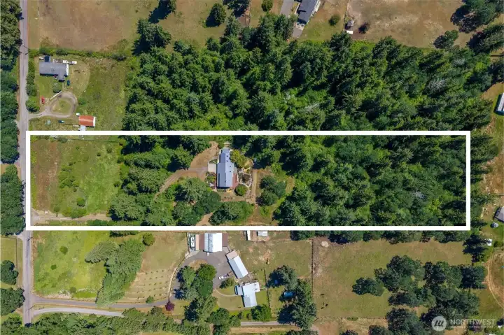 Rare two-parcel property with endless possibilities.