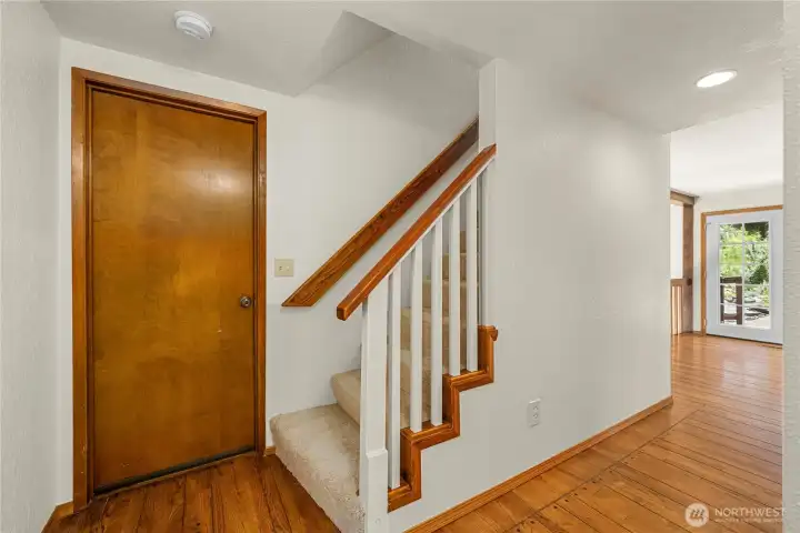 Let's go upstairs.