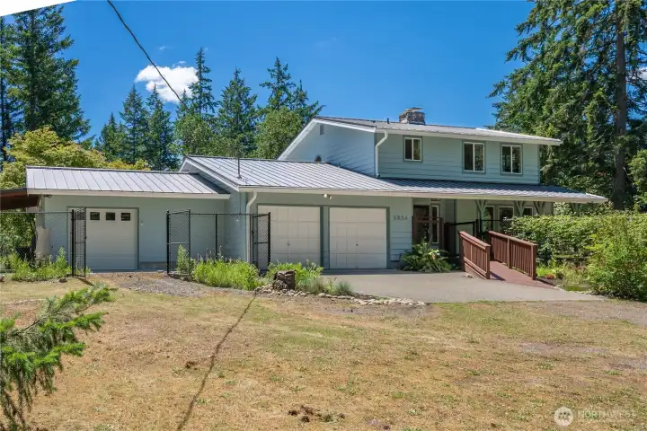 Impressive 1,008-square-foot garage and shop.