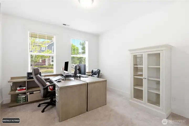 As-Is Staged as Den or Office As-Is Staged as Den or Office