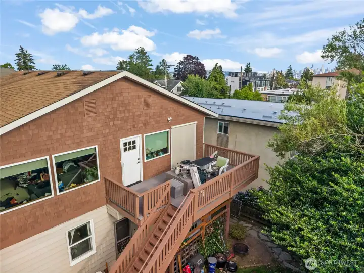 Unit 4709 private deck with views