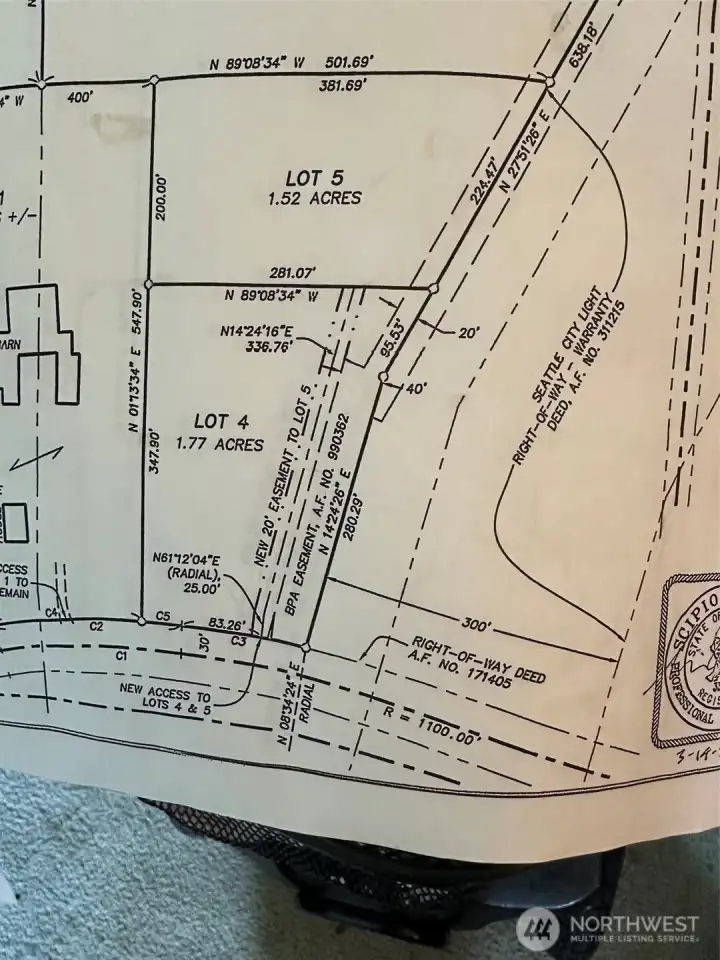 Lots are to the Right of Lot 4 Lots are to the Right of Lot 4