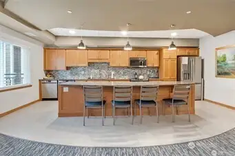 Full Kitchen in Clubhouse Area