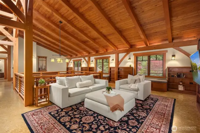 Den upstairs
