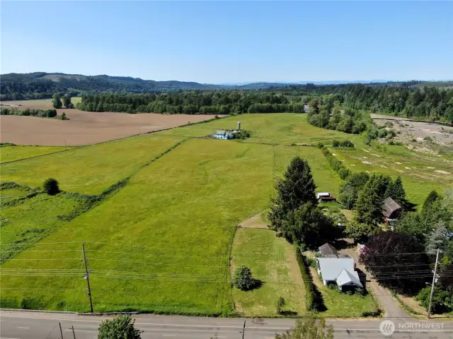 Amazing view! Aerial looking West.