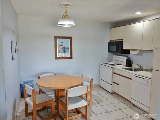 Dining Area and full Kitchen.