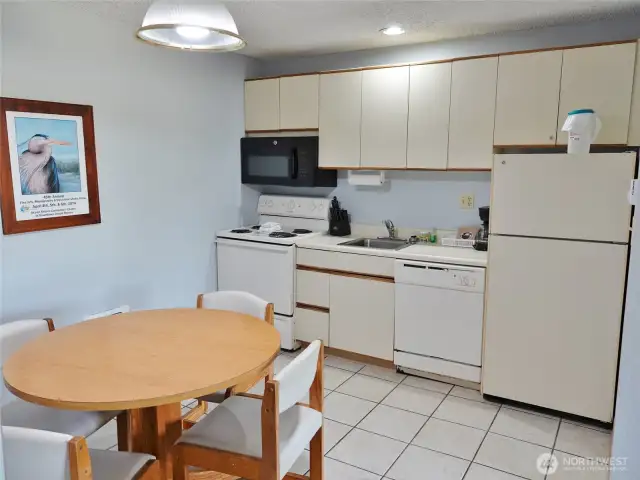 Dining Area and full Kitchen.