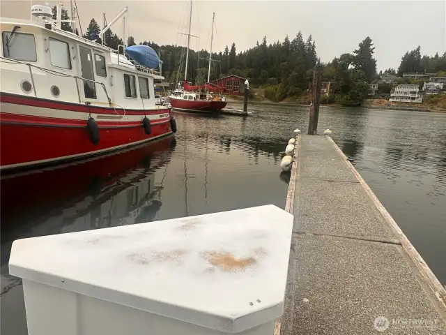 This is a 32’ boat slip.