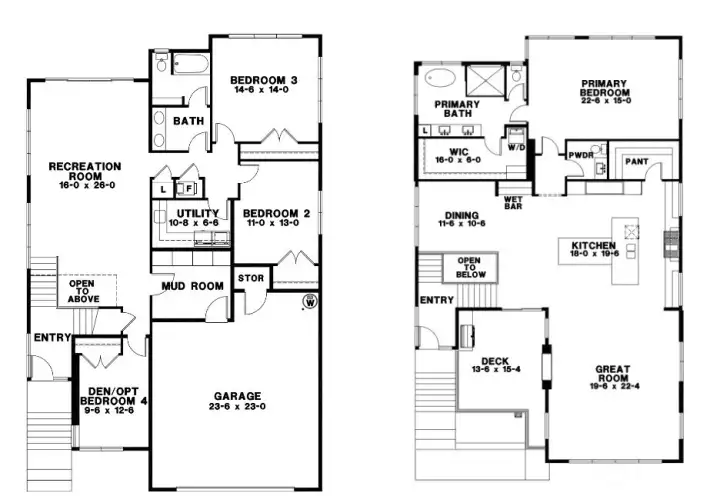 Floor Plan for Lot 3