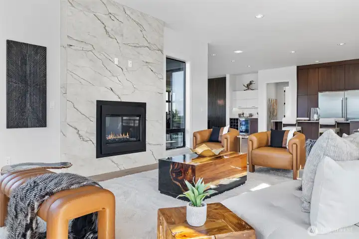 2 sided fireplace