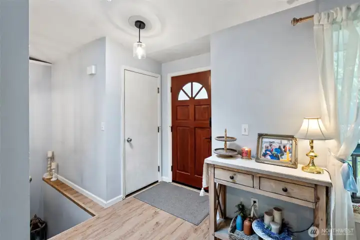 Heading down to the large lower level.