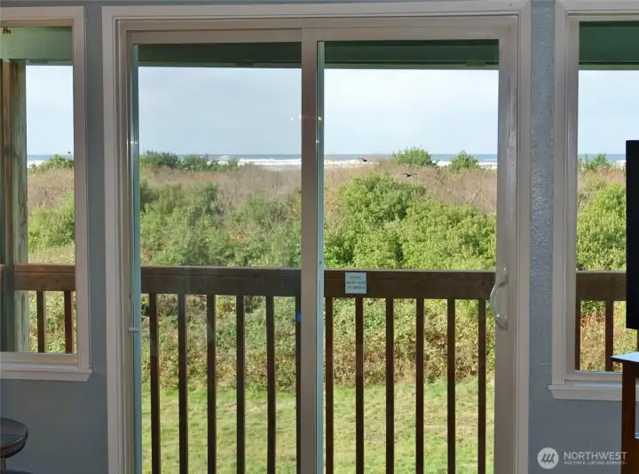 Slider to the Private Deck overlooking the Dunes and Ocean.