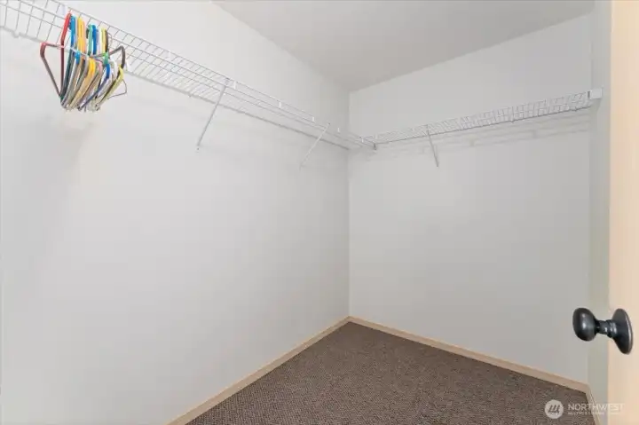 Bedroom #2 walk-in closet.