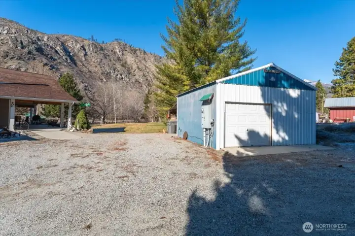 Shop and tons of parking.