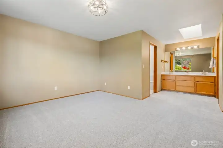 Large Primary bedroom.