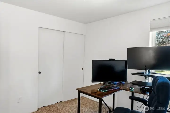 Bedroom two with a large closet