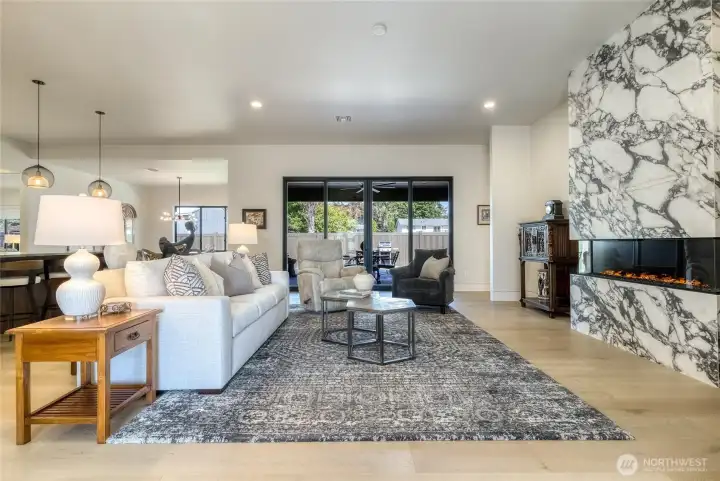 Sliding Glass Doors to Back Patio