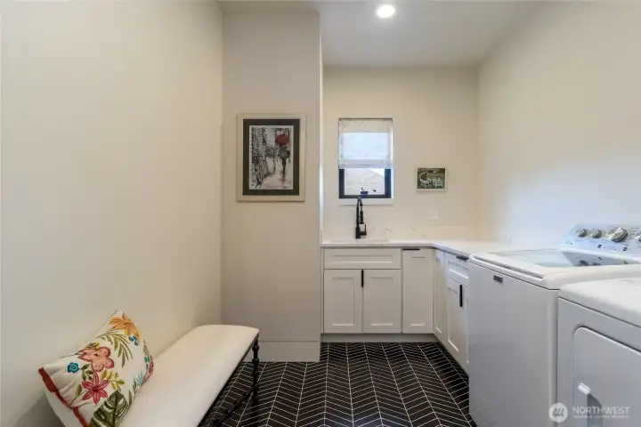 Laundry off of Garage Entrance