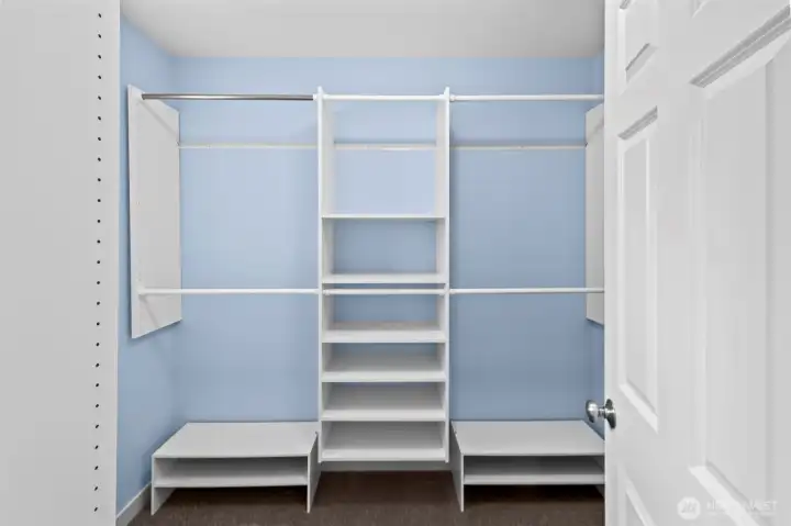 Primary walk-in closet