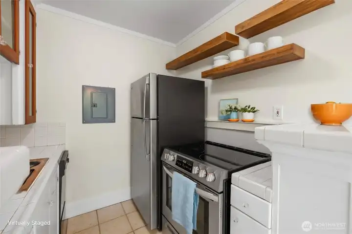 Virtually Staged Kitchen
