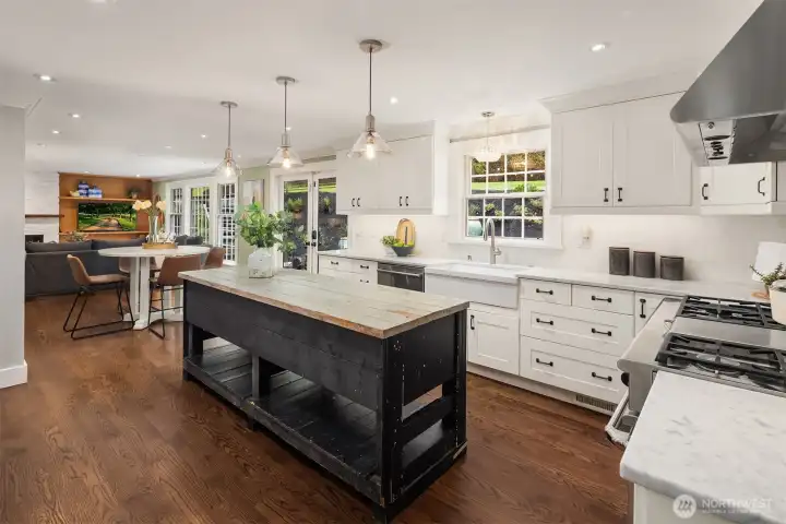 From morning coffee to late-night hosting, this open layout keeps the kitchen, dining, and family room — and the patio beyond — all part of the same conversation