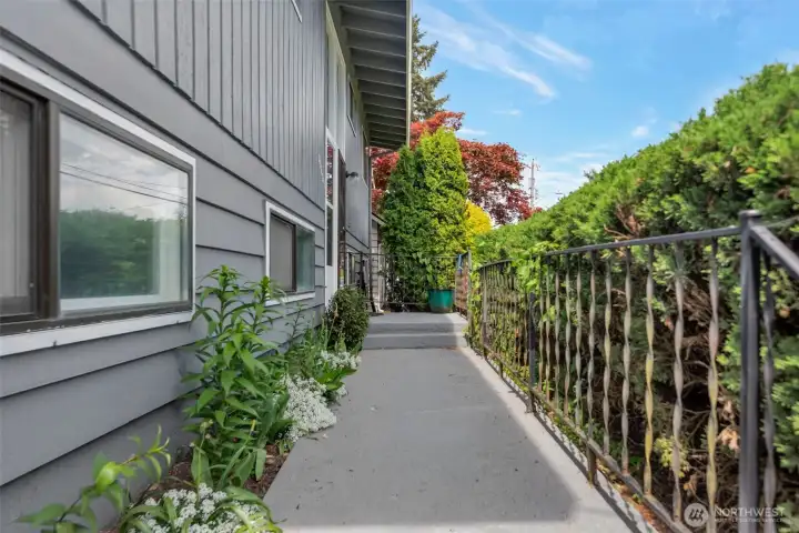 Entry walkway