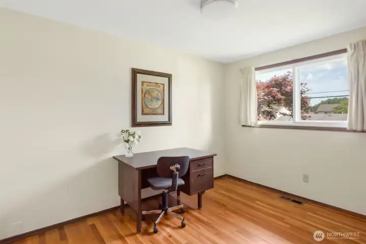 Room 3 being used as an office