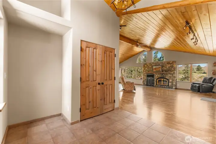 Large entryway.