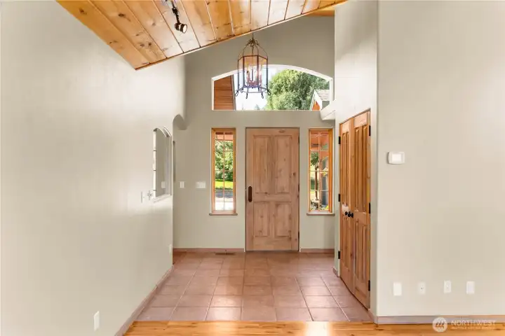 Large entryway.