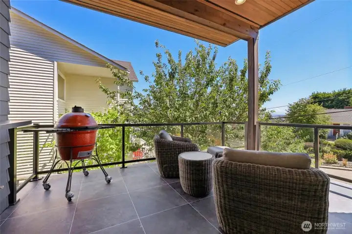 Main floor balcony