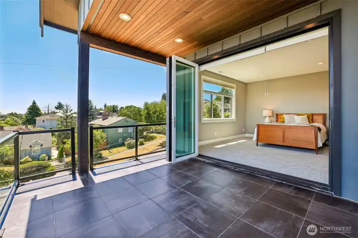 Primary bedroom balcony