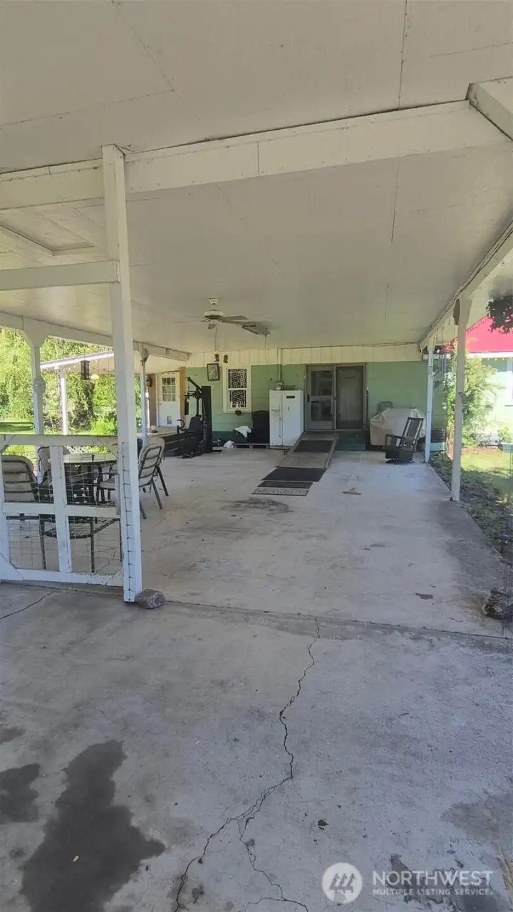 Covered Patio ideal for relaxing