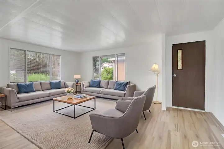 Virtually Staged Living Room