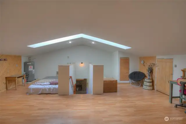 Upstairs bonus room with Skylight