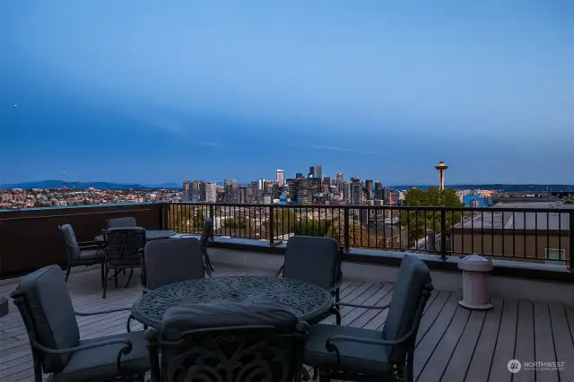 Roof deck is located just up the stairs off floor 4-