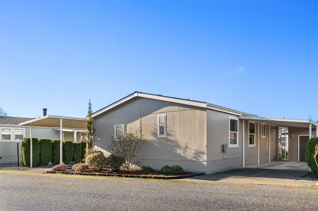 Doublewide Manufactured Home w/ Double Carports