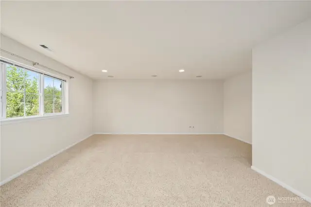 massive upstairs bonus room with