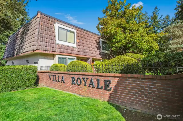 sought after Villa Royale 2 story condo.  Gated entry for extra security.