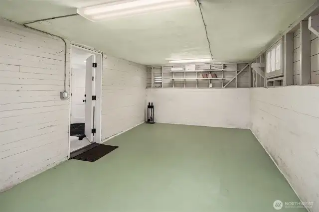 Attached garage