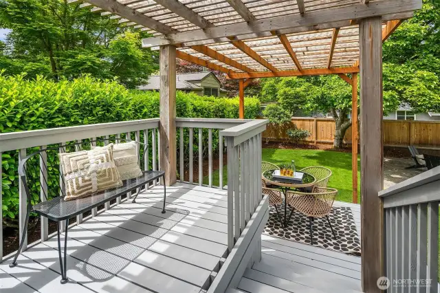 Covered back deck