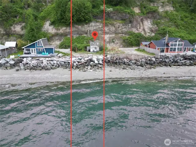 Lot H-22, beautiful waterfront lot with gorgeous beaches. Lot to the right is also for sale, buy them together for 120+' of waterfront property!