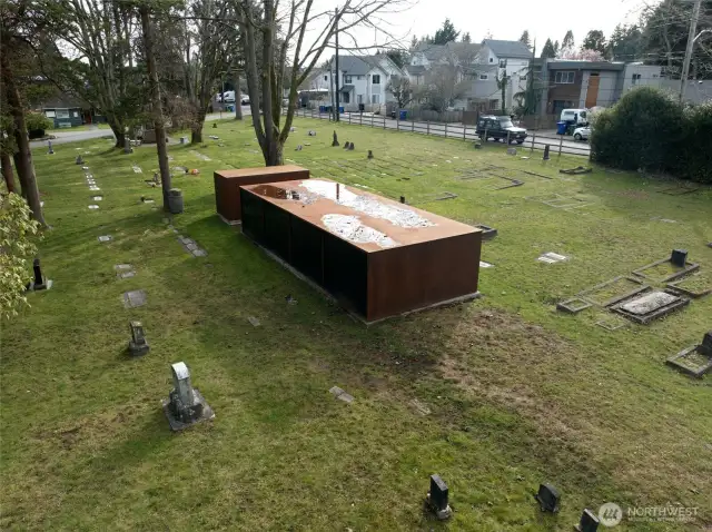 Proof of concept above ground columbarium space