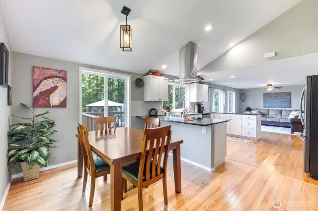 Dining Room w/ Hardwood Floors.